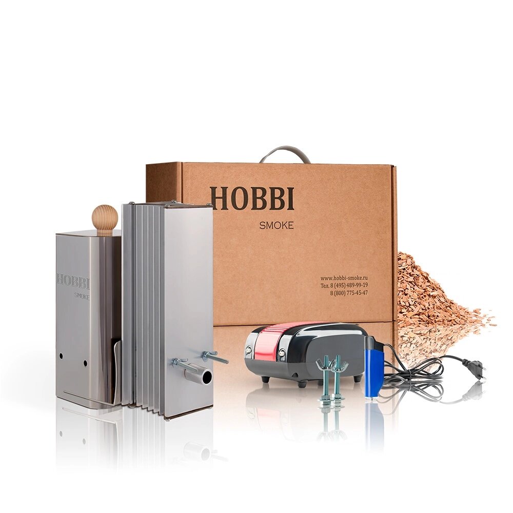 Дымогенератор Hobbi Smoke 1.0 СТИЛЬ с охладителем от компании ИП ВОЛОШИН ДЕНИС ГРИГОРЬЕВИЧ - фото 1
