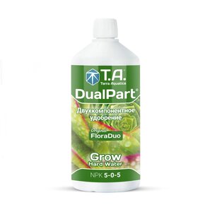 Terra Aquatica DualPart Grow HW 1 L Удобрение минеральное для жесткой воды