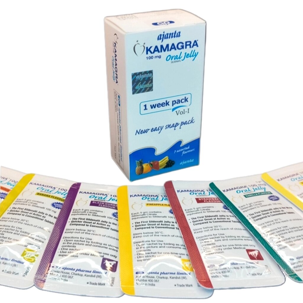 Kamagra Oral Jelly 100 мг – эффективное средство для повышения потенции от компании Тайская косметика и товары из Таиланда - Melissa - фото 1