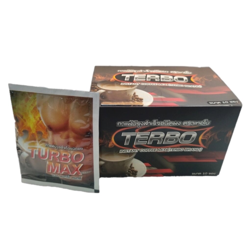 Кофе Turbo Max Coffee для повышения потенции и мужской силы, 1 саше от компании Тайская косметика и товары из Таиланда - Melissa - фото 1