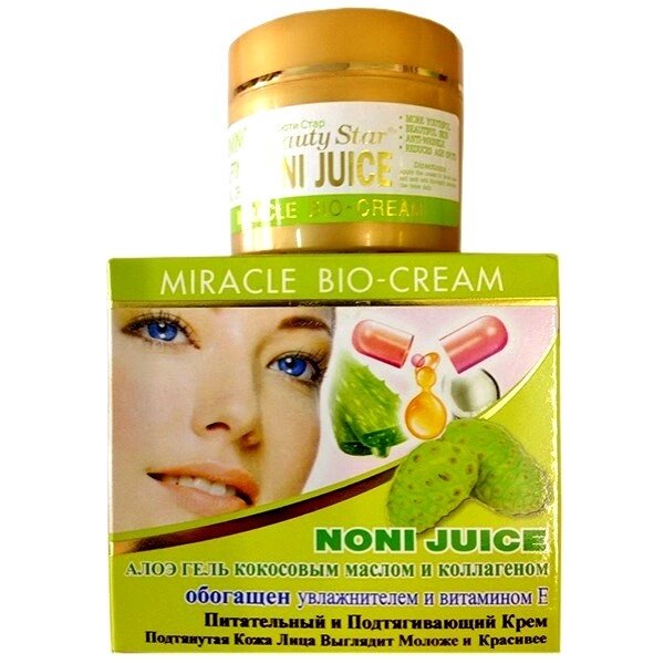 Крем для лица с соком Нони, Алое Вера и коллагеном 100 г /Noni juice, Aloe Vera Сollagen Facial Cream 100 g от компании Тайская косметика и товары из Таиланда - Melissa - фото 1