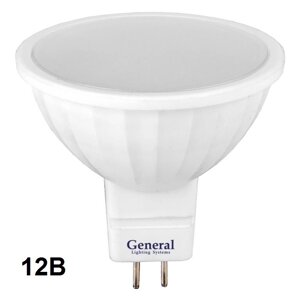 Лампа 10Вт 12в 4500К 630Лм MR16-10-GU5.3-12-4500 светодиодная угол 110 661022