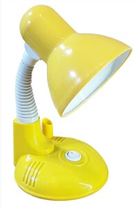 Лампа настольная UT-221 Юниор Е27 40W желтая с подставкой под ручку шнур 0,85м