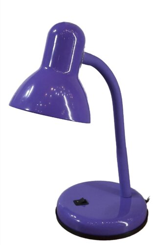 Лампа настольная UT-703В Design Е27 40W фиолетовая на подставке шнур 1,5 м