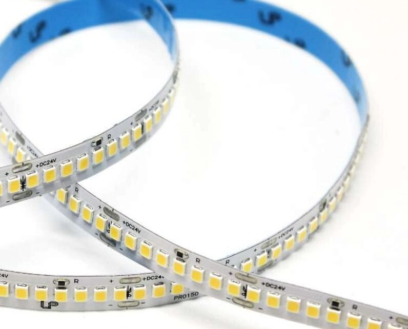 Лента 20W 24v 6500K LP 2835 240led 3000Лм IP20 холодный белый Про150 000725 ##от компании## Уютель - ##фото## 1
