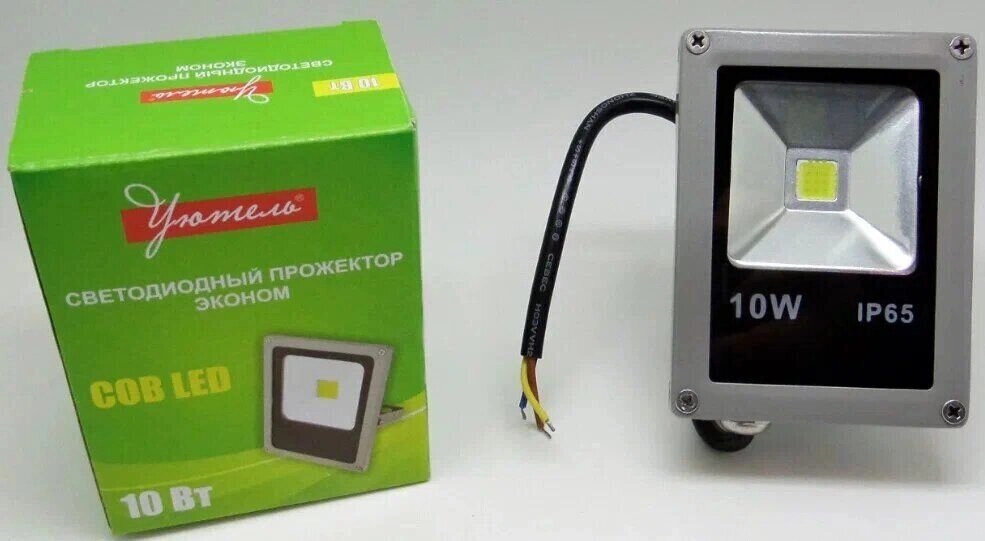 Прожектор светодиодный 10Вт 700Лм IP65 Уютель Small ##от компании## Уютель - ##фото## 1