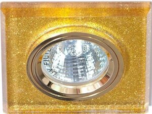 Светильник потолочный 8170-2 MR16 50W G5.3 мерцающее золото золото Shinning Gold-Gold Feron 19718
