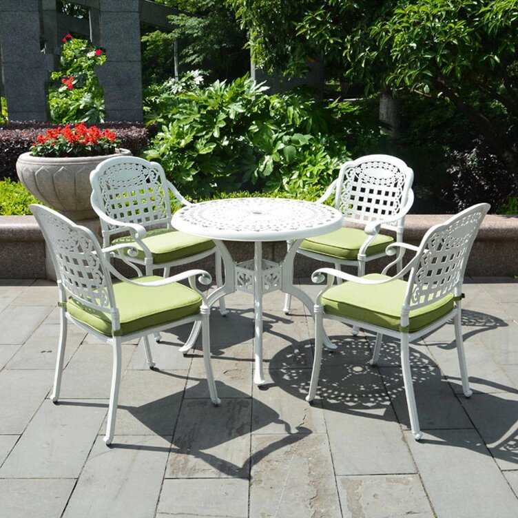 Мебель из литого алюминия Vienna 4 White ##от компании## Металлическая мебель из литого алюминия, элитные садовые качели - ##фото## 1