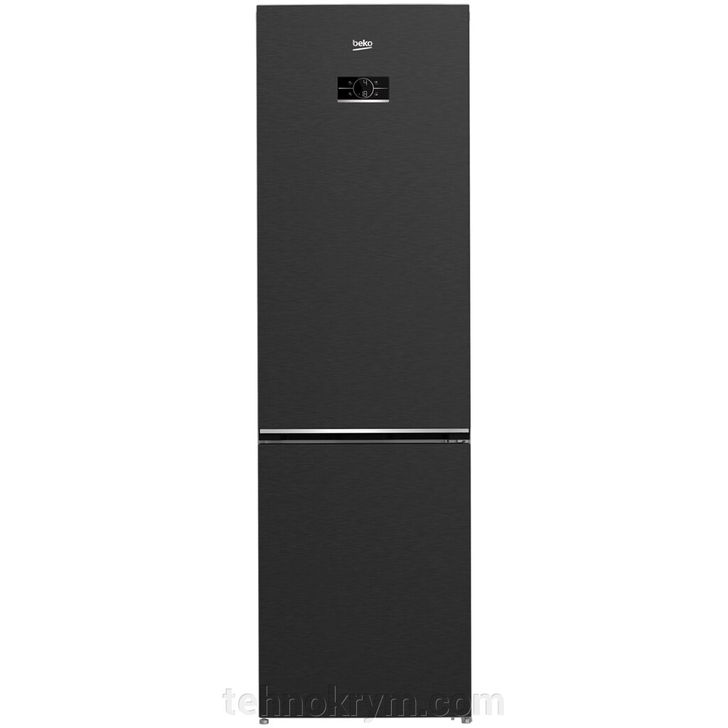 Двухкамерный холодильник Beko B3DRCNK402HXBR, зона свежести, Full No Frost, антрацит от компании Интернет-магазин "Технокрым" по продаже телевизоров и бытовой техники - фото 1