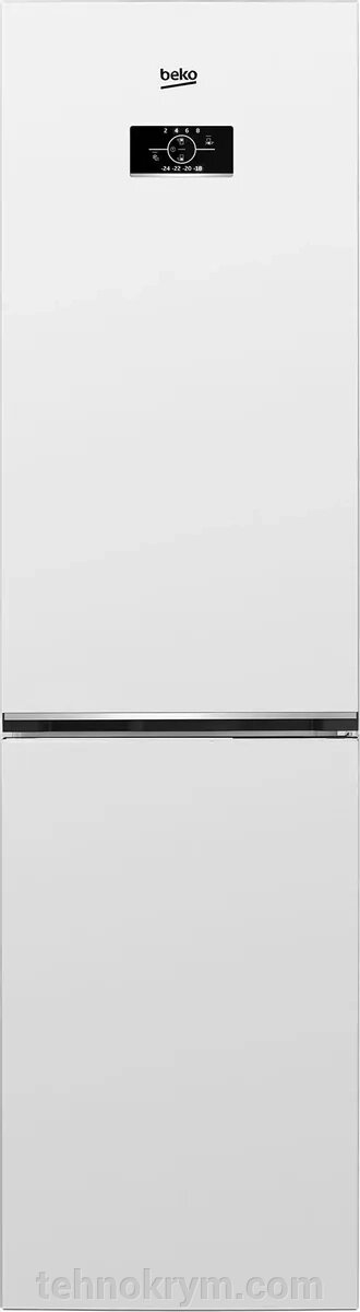 Двухкамерный холодильник Beko B3R0CNK332HW, зона свежести, NO FROST, белый от компании Интернет-магазин "Технокрым" по продаже телевизоров и бытовой техники - фото 1