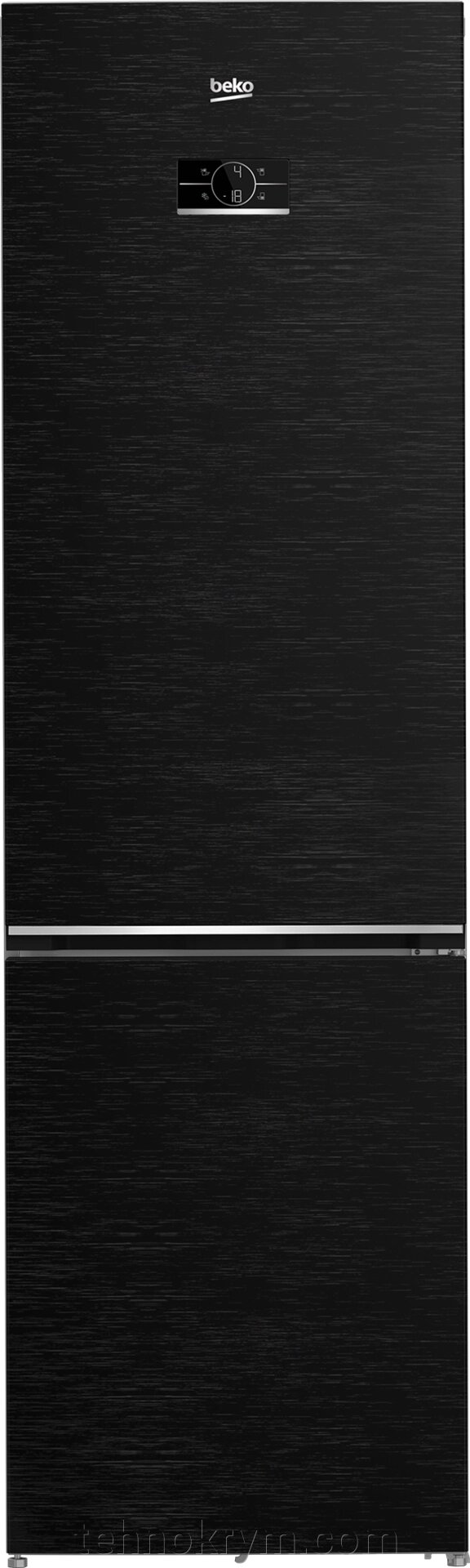 Двухкамерный холодильник Beko B5RCNK403ZWB, инверторный мотор, зона свежести, черный от компании Интернет-магазин "Технокрым" по продаже телевизоров и бытовой техники - фото 1