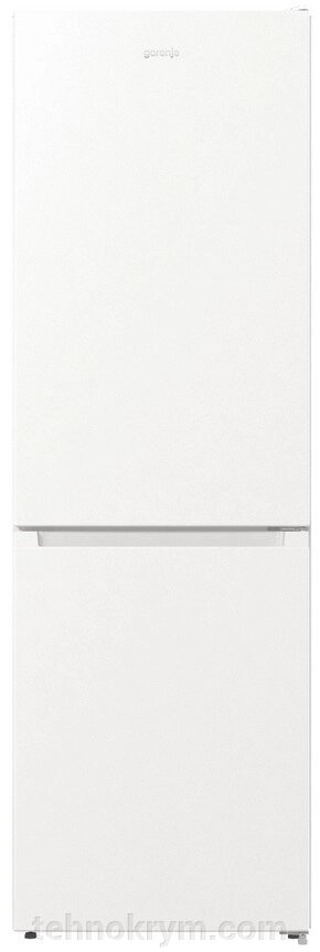 Двухкамерный холодильник Gorenje NRK6191EW4, NoFrost, белый от компании Интернет-магазин "Технокрым" по продаже телевизоров и бытовой техники - фото 1