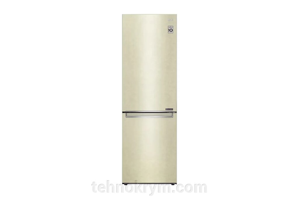 Двухкамерный холодильник LG GC-B459SECL, инверторный мотор, Total No Frost, DoorCooling+, бежевый от компании Интернет-магазин "Технокрым" по продаже телевизоров и бытовой техники - фото 1