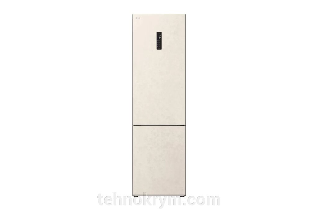 Двухкамерный холодильник LG GC-B509AEMW, инверторный мотор, Total No Frost, DoorCooling+, Wi-Fi, бежевый от компании Интернет-магазин "Технокрым" по продаже телевизоров и бытовой техники - фото 1