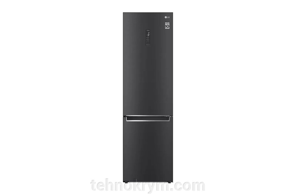Двухкамерный холодильник LG GC-B509SBUM, инверторный мотор, DoorCooling+, зона свежести, No Frost, черный матовый от компании Интернет-магазин "Технокрым" по продаже телевизоров и бытовой техники - фото 1
