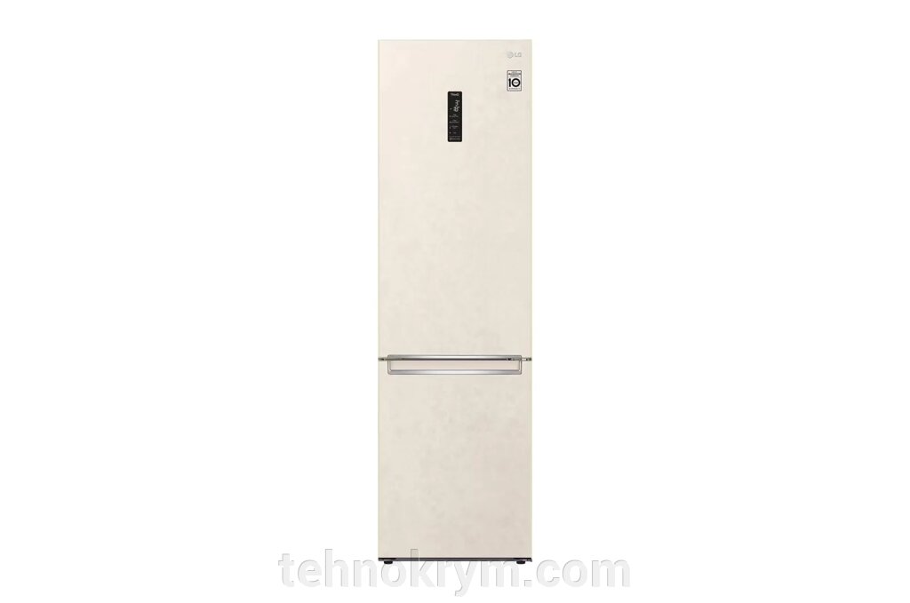 Двухкамерный холодильник LG GC-B509SESM, инверторный мотор, DoorCooling+, зона свежести, No Frost, бежевый от компании Интернет-магазин "Технокрым" по продаже телевизоров и бытовой техники - фото 1
