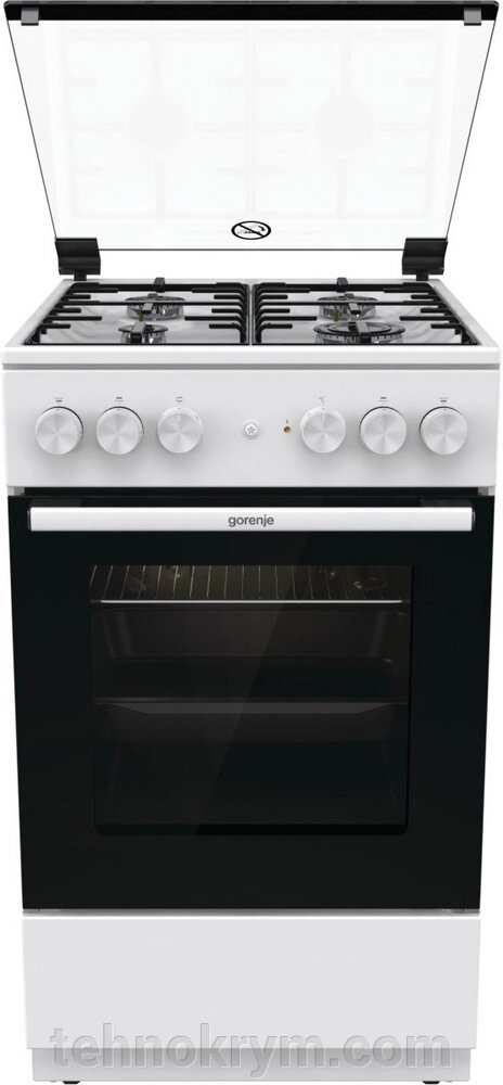 Газовая плита Gorenje GK5A21WH (духовой шкаф - электрический) от компании Интернет-магазин "Технокрым" по продаже телевизоров и бытовой техники - фото 1