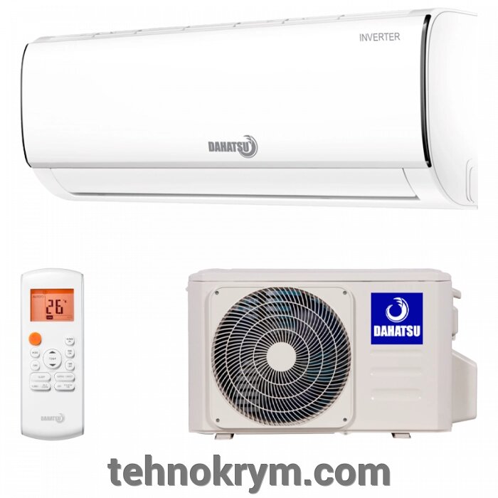 Инверторный кондиционер Dahatsu DS-09i/DSN-09i, компрессор GMCC (Toshiba), площадь 25 кв. м. от компании Интернет-магазин "Технокрым" по продаже телевизоров и бытовой техники - фото 1