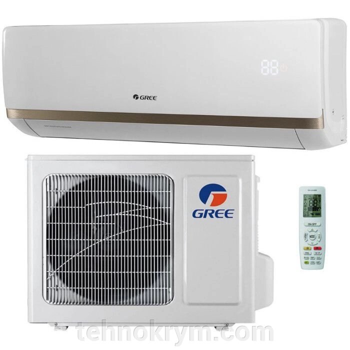 Инверторный кондиционер Gree GWH18AAD-K6DNA2E, серия Bora Inverter R32, компрессор Gree, площадь 53 кв. м. от компании Интернет-магазин "Технокрым" по продаже телевизоров и бытовой техники - фото 1