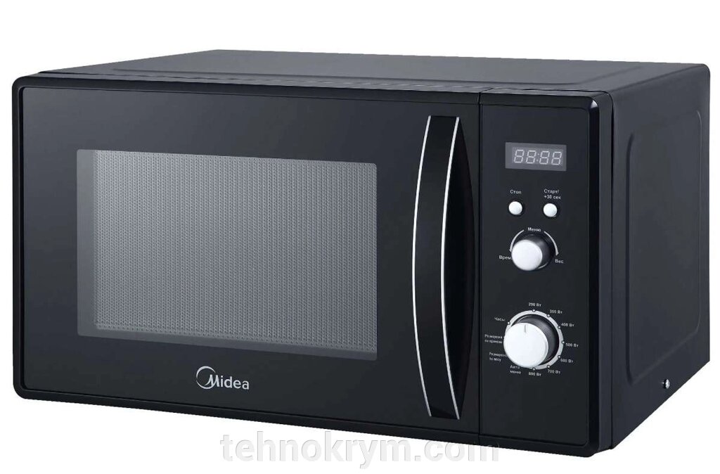Микроволновая печь Midea AM823AM9-B от компании Интернет-магазин "Технокрым" по продаже телевизоров и бытовой техники - фото 1