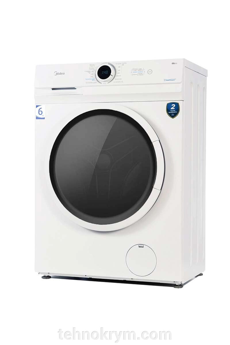Стиральная машина Midea MF100W60/W Lunar series, загрузка 6 кг от компании Интернет-магазин "Технокрым" по продаже телевизоров и бытовой техники - фото 1