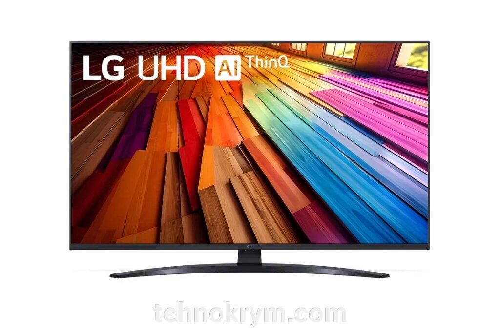 Телевизор LG 43UT81006LA, операционная система webOS 24, 4K Ultra HD, пульт Magic Remote от компании Интернет-магазин "Технокрым" по продаже телевизоров и бытовой техники - фото 1