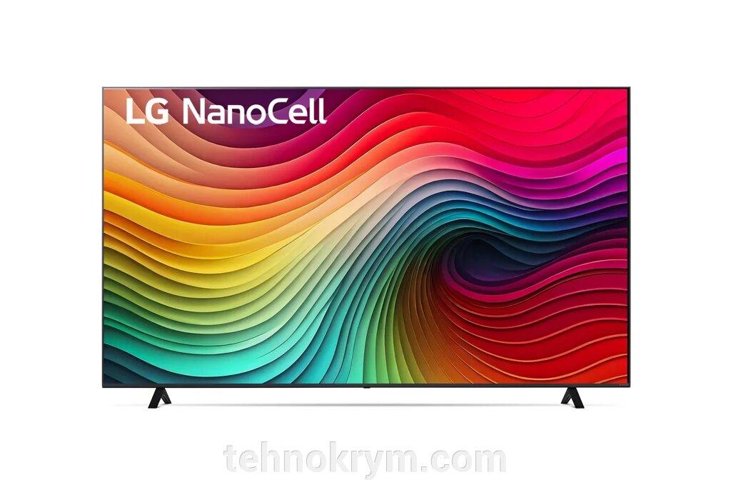 Телевизор LG 50NANO80T6A, операционная система webOS 24, 4K Ultra HD, пульт Magic Remote от компании Интернет-магазин "Технокрым" по продаже телевизоров и бытовой техники - фото 1