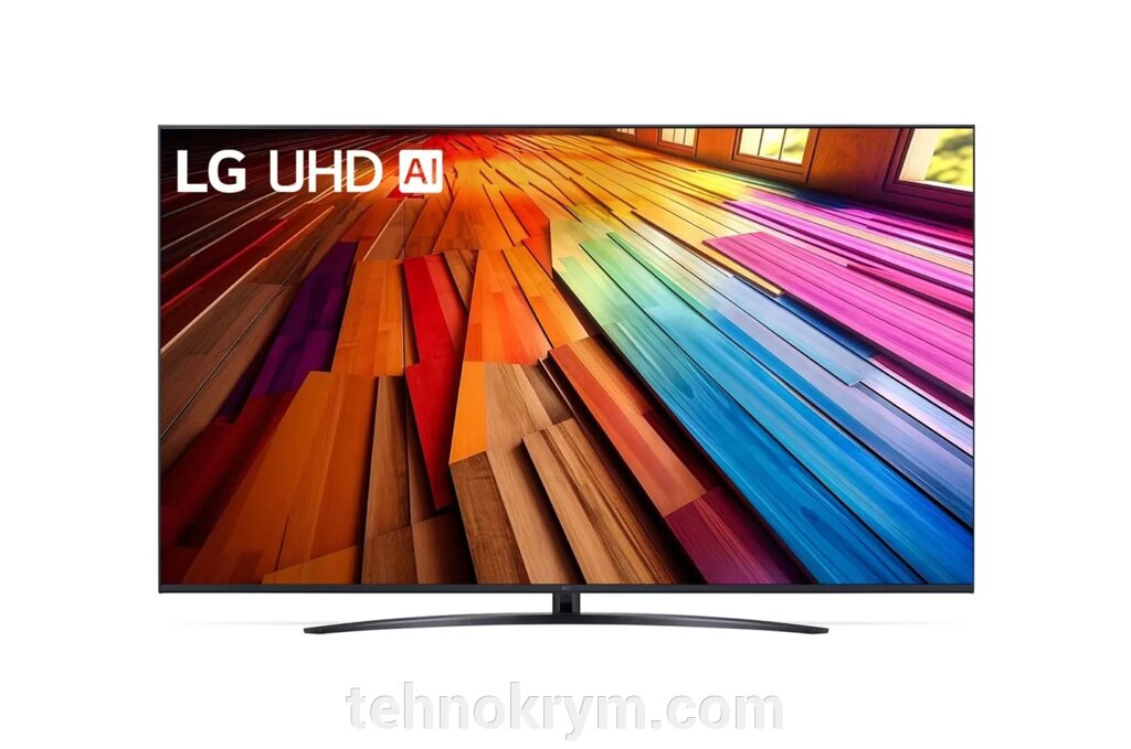 Телевизор LG 75UT81006LA, операционная система webOS 24, 4K Ultra HD, пульт Magic Remote от компании Интернет-магазин "Технокрым" по продаже телевизоров и бытовой техники - фото 1