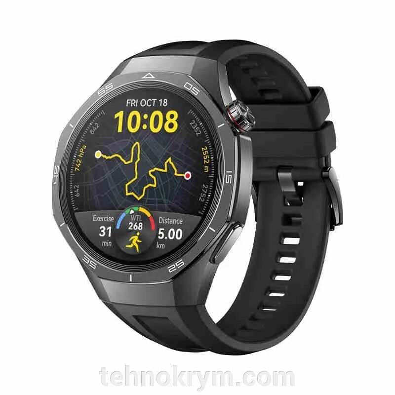 Умные часы Huawei Watch GT 5 Pro 46 мм, черные от компании Интернет-магазин "Технокрым" по продаже телевизоров и бытовой техники - фото 1