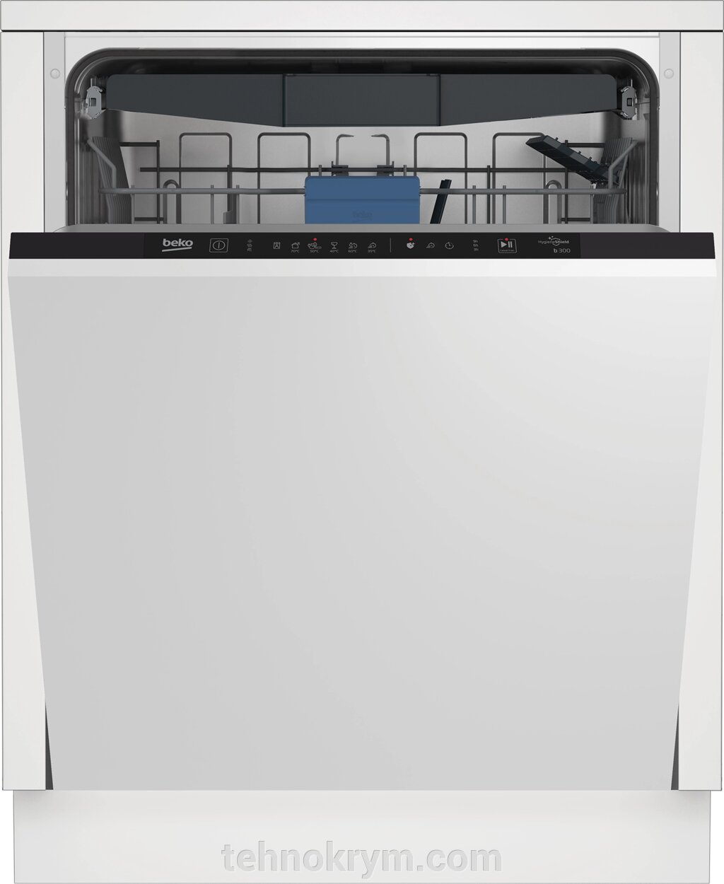 Встраиваемая посудомоечная машина Beko BDIN16520, 15 комплектов, инвертор, луч на полу от компании Интернет-магазин "Технокрым" по продаже телевизоров и бытовой техники - фото 1