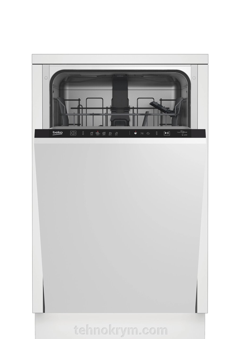 Встраиваемая посудомоечная машина Beko BDIS15021, луч на полу, 10 комплектов от компании Интернет-магазин "Технокрым" по продаже телевизоров и бытовой техники - фото 1