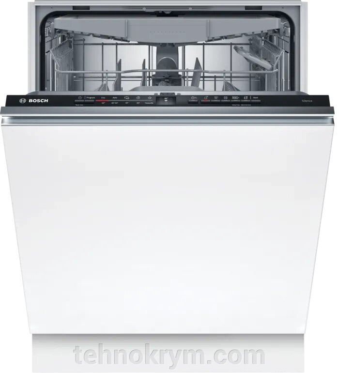 Встраиваемая посудомоечная машина BOSCH SMV2HVX02E, инверторный мотор, теплообменник, луч на полу, 14 комплектов от компании Интернет-магазин "Технокрым" по продаже телевизоров и бытовой техники - фото 1