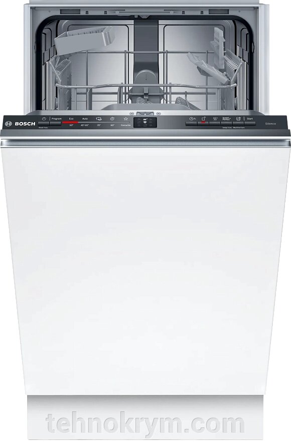 Встраиваемая посудомоечная машина Bosch SPV2HKX42E, инверторный мотор, теплообменник, луч на полу, 10 комплектов от компании Интернет-магазин "Технокрым" по продаже телевизоров и бытовой техники - фото 1