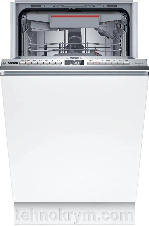 Встраиваемая посудомоечная машина Bosch SPV6EMX65Q, инверторный мотор, теплообменник, луч на полу, 10 комплектов от компании Интернет-магазин "Технокрым" по продаже телевизоров и бытовой техники - фото 1