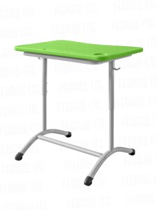 Школьный стол ШСТ11 одноместный, регулируемый. Пластик, металлокаркас.