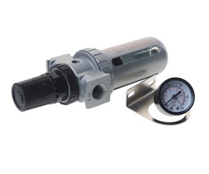 Фильтр влагоотделитель RF-AFR803 c индикатором давления для пневмосистемы 3/8" ROCKFORCE /1