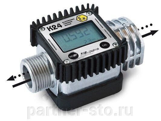 Piusi K 24 EX счетчик электронный расхода учета бензина и керосина (7-120 л/мин) F00408X00 - скидка