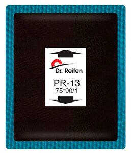 PR-13, Dr. Reifen, пластырь х/в кордовый радиальный 1 слой 75х90 мм