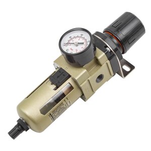 RF-AW3000-02 Фильтр-регулятор с индикатором давления 1/4" пропускная способность:2000л/мин, 0-10bar, температура