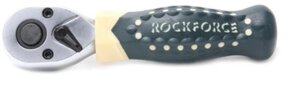 Трещотка RF-802319 реверсивная короткая с резиновой ручкой 3/8"L-135мм 72зуб) ROCKFORCE /1