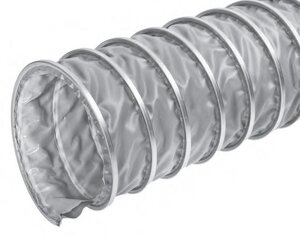 Воздуховод гибкий Stron Clip Silicone 100 химостойкий длина 5 м