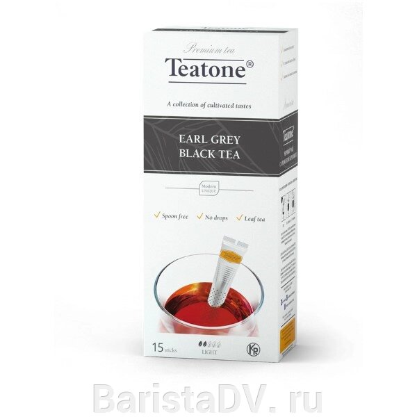 Черный чай (Аромат бергамота, TEATONE, (15шт*1,8г) ##от компании## BaristaDV. ru - ##фото## 1