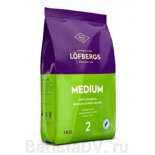 Кофе в зернах Lofbergs Medium 1 кг от компании BaristaDV. ru - фото 1