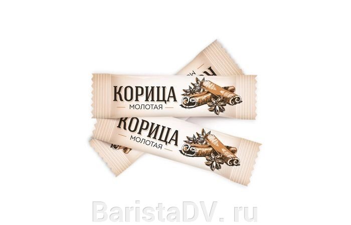 Корица порционная молотая 0.3г стик в коробках по 1250шт от компании BaristaDV. ru - фото 1