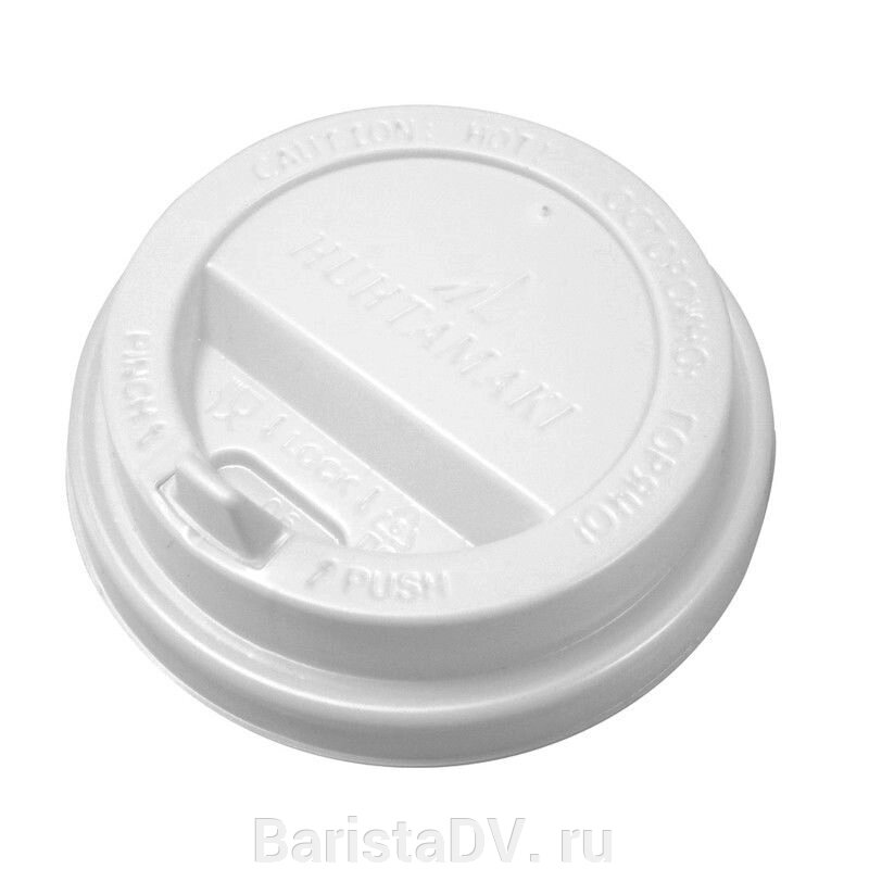 Крышки для картонных стаканов 350-450мл БЕЛЫЕ (90мм) 1/100 от компании BaristaDV. ru - фото 1