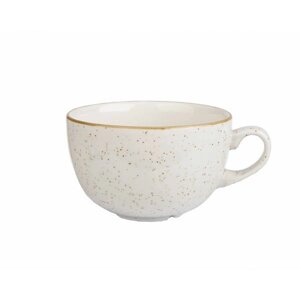 Чашка Cappuccino 340мл StoneCast, цвет Barley White SWHSCB281