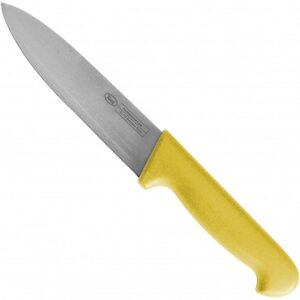 Нож поварской 16 см Roal желтая пластиковая ручка