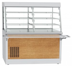 Прилавок-витрина холодильный Abat ПВВ (Н)-70Х-С-01-ОК, 1500 мм