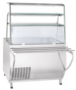 Прилавок-витрина холодильный Abat ПВВ (Н)-70Т-НШ, открытый