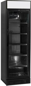 Шкаф холодильный со стеклом Tefcold CEV425CP-Black